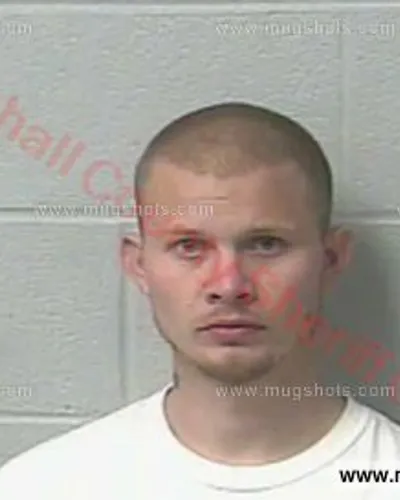 Booking photo of Cory Dean Ashworth, Marshall County, Dec 7, 2016