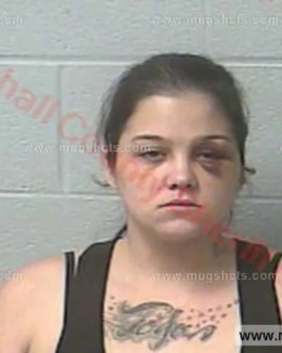 Booking photo of Victoria Sonya Cordova Hernandez, Marshall County, Mar 2, 2016