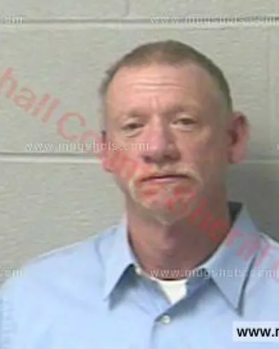 Booking photo of FRANK EDWARD SHARP Jr., Marshall County, Jan 12, 2018