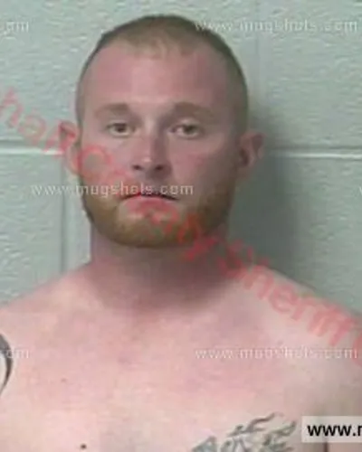 Booking photo of Travis Ryan Rogers, Marshall County, May 3, 2017