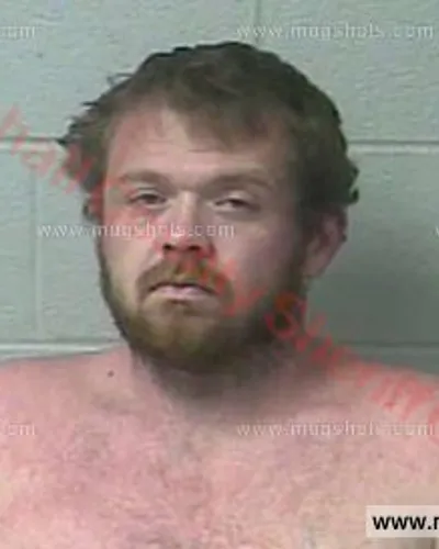 Booking photo of Corey Lee Terry, Marshall County, Oct 5, 2017