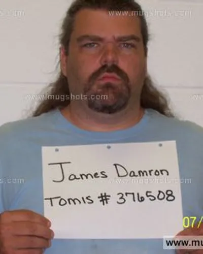 Booking photo of James Damron, Union County, Jun 19, 2012